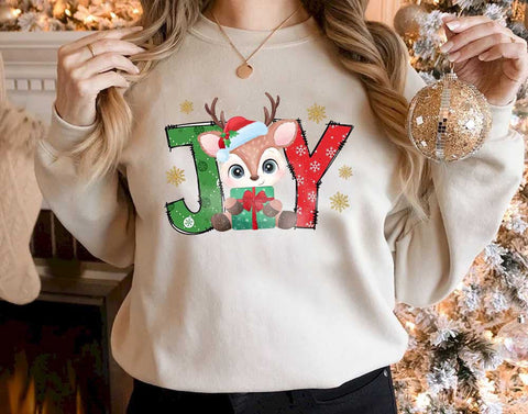 Joy Christmas Reindeer Sublimation, Cute Winter Png, Christmas Png, Christmas Party Png, Christmas Png File, Gnome Coffee Design Sublimation DiamondDesign 