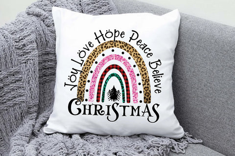 Joy Love Hope Peace Believe Christmas Sublimation Sublimation Jagonath Roy 