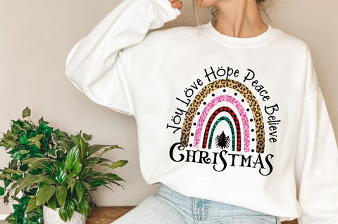 Joy Love Hope Peace Believe Christmas Sublimation Sublimation Jagonath Roy 