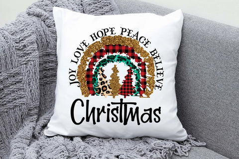 Joy Love Hope Peace Believe Christmas Sublimation Sublimation Jagonath Roy 