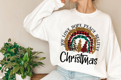 Joy Love Hope Peace Believe Christmas Sublimation Sublimation Jagonath Roy 