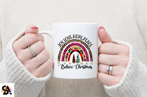 Joy Love Hope Peace Believe Christmas Sublimation SVGArt 