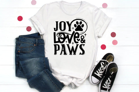 Joy Love & Paws SVG - Christmas Dog SVG SVG CraftLabSVG 