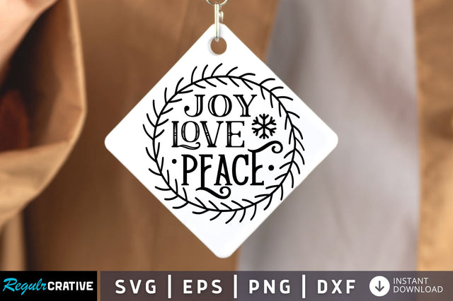 Joy love peace SVG Design SVG Regulrcrative 