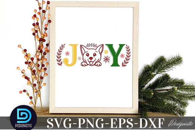 Joy, Mega Christmas Dog SVG Bundle SVG DESIGNISTIC 