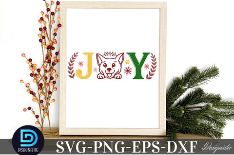 Joy, Mega Christmas Dog SVG Bundle SVG DESIGNISTIC 
