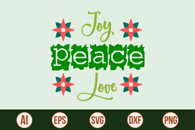 Joy Peace Love-svg SVG nirmal108roy 
