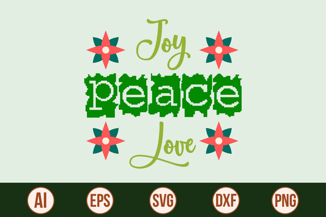 Joy Peace Love-svg SVG nirmal108roy 