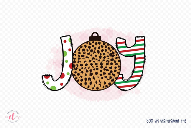 Joy PNG - Christmas Sublimation Design Sublimation CraftLabSVG 