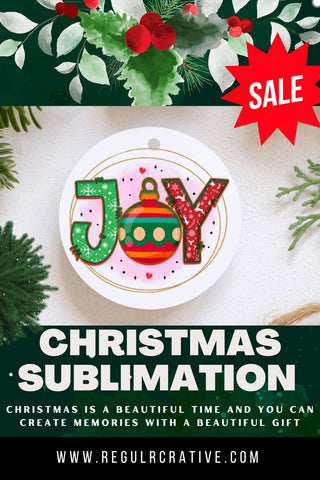 Joy Sublimation PNG, Sublimation Christmas Design Sublimation Regulrcrative 