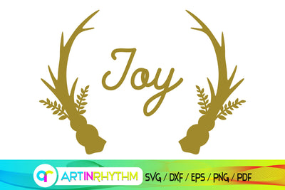 joy svg, antler svg SVG Artinrhythm shop 