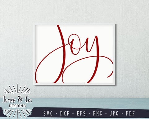 Joy SVG Files | Christmas | Holidays | Winter SVG (856215297) SVG Ivan & Co. Designs 