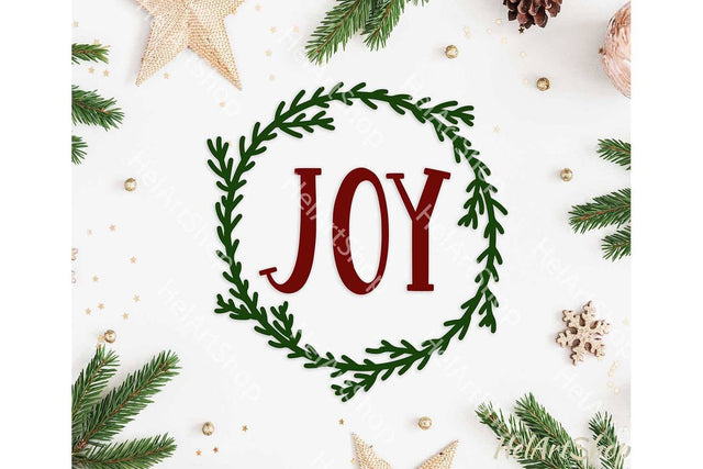 Joy svg, Merry Christmas svg SVG _HelArtShop_ 