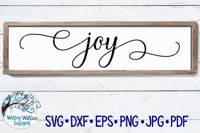 Joy SVG SVG Wispy Willow Designs 