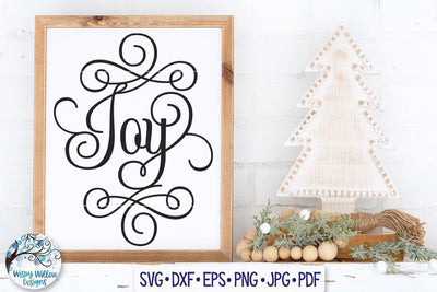 Joy SVG SVG Wispy Willow Designs 
