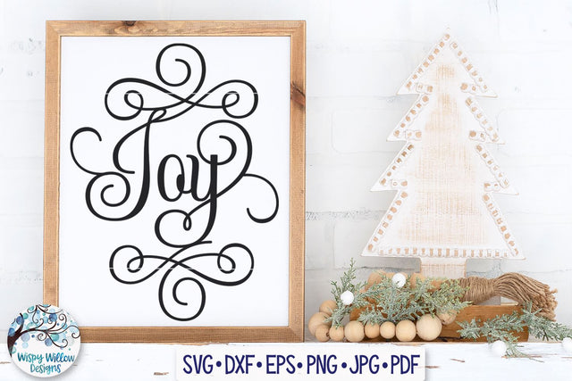 Joy SVG SVG Wispy Willow Designs 
