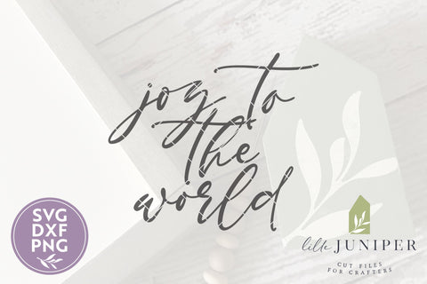 Joy to the World | Christmas Sign SVG | Christmas SVG SVG LilleJuniper 