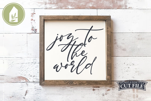 Joy to the World | Christmas Sign SVG | Christmas SVG SVG LilleJuniper 