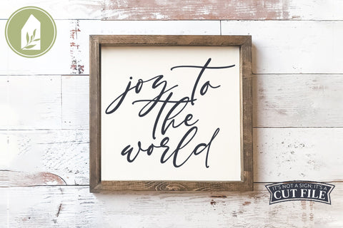 Joy to the World | Christmas Sign SVG | Christmas SVG SVG LilleJuniper 