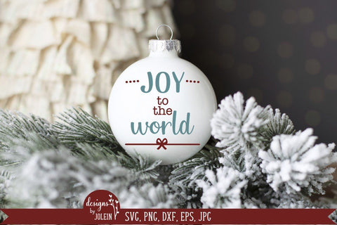 Joy to the world - Christmas SVG Designs by Jolein 