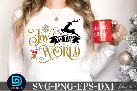 Joy to the world , Christmas SVG SVG DESIGNISTIC 