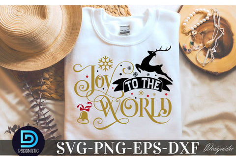 Joy to the world , Christmas SVG SVG DESIGNISTIC 