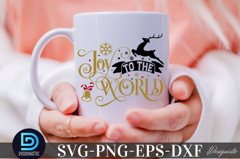 Joy to the world , Christmas SVG SVG DESIGNISTIC 