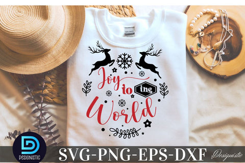 Joy to the world, Christmas SVG SVG DESIGNISTIC 
