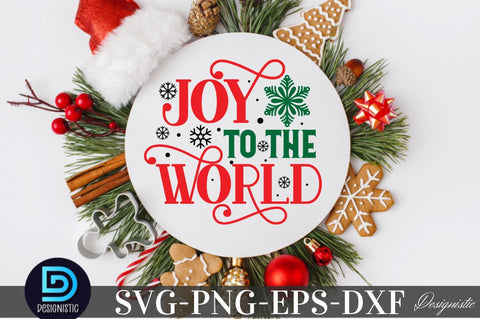 Joy to the world, Christmas SVG SVG DESIGNISTIC 