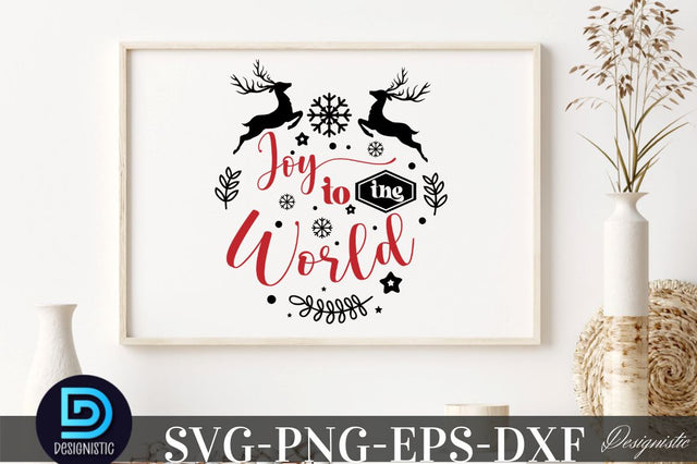 Joy to the world, Christmas SVG SVG DESIGNISTIC 