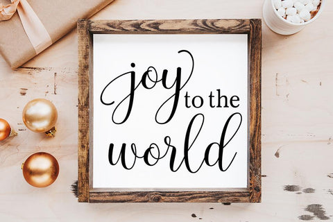Joy To The World - Christmas SVG SVG So Fontsy Design Shop 