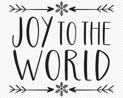 Joy To The World | Christmas SVG SVG Texas Southern Cuts 