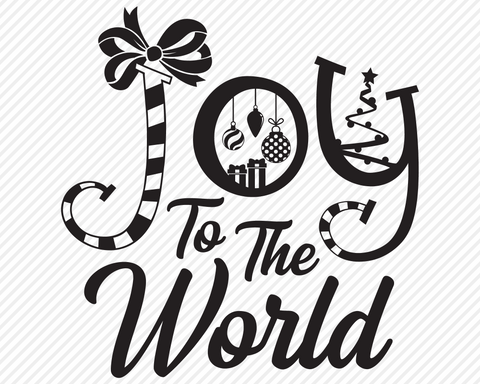 Joy To The World | Christmas SVG SVG Texas Southern Cuts 