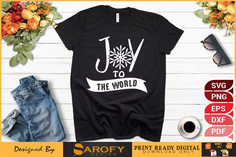 Joy to the world Funny Design SVG Cut File SVG Sarofydesign 