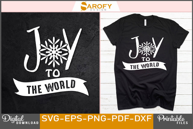 Joy to the world Funny Design SVG Cut File SVG Sarofydesign 