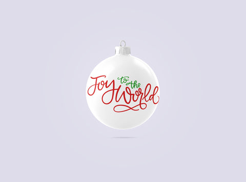 Joy to the World Hand Lettered SVG Cut File | Files for Cricut | Files for Silhouette | Christmas Designs for Cricut and Silhouette SVG Maple & Olive Designs 