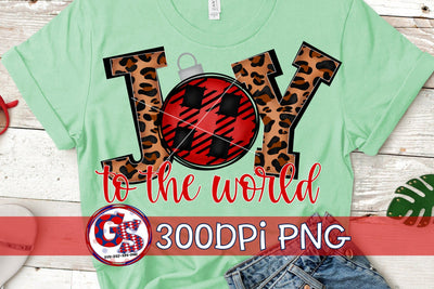 Joy To The World PNG for Sublimation-Christmas PNG Sublimation Greedy Stitches 
