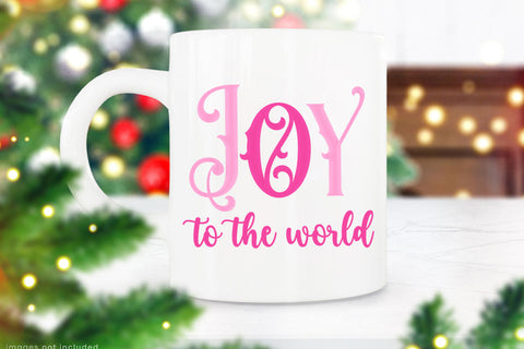 Joy to the World PNG I Pink Christmas Gnome Sublimation Sublimation Happy Printables Club 