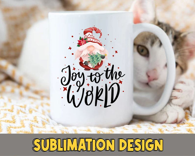 Joy To The World PNG Sublimation, Christmas Design, Sublimation Design, Digital Download, PNG file Sublimation sassyprint 