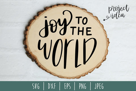 Joy to the World Round SVG SavoringSurprises 