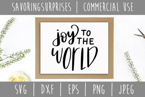 Joy to the World Round SVG SavoringSurprises 