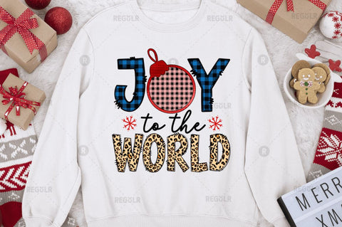 Joy to the World Sublimation Design Sublimation Regulrcrative 
