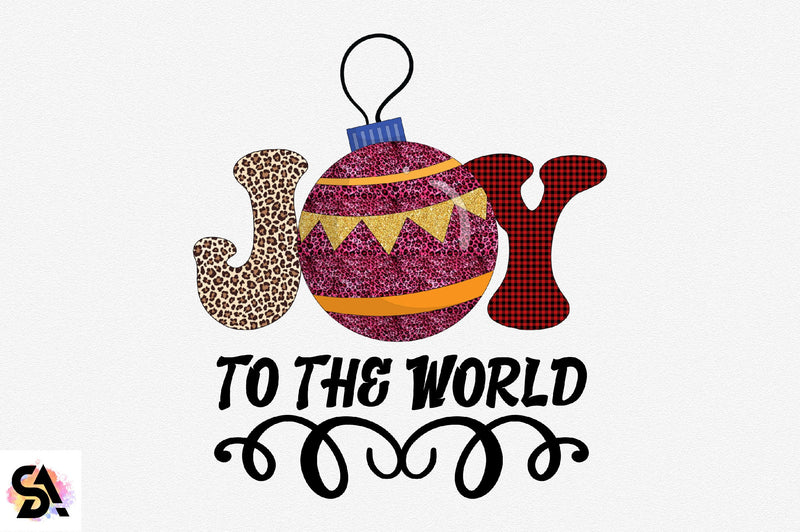 Joy to the world Sublimation SVGArt 