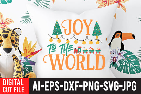 Joy To the World SVG Cut File SVG BlackCatsMedia 