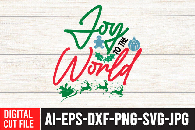 Joy To The World SVG Cut File SVG BlackCatsMedia 