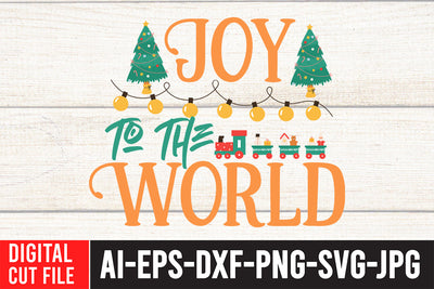 Joy To the World SVG Cut File SVG BlackCatsMedia 