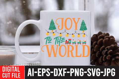 Joy To the World SVG Cut File SVG BlackCatsMedia 