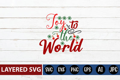 joy to the world SVG CUT FILE SVG Blessedprint 