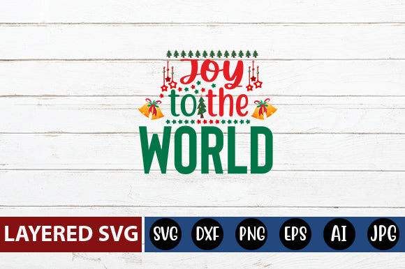 joy to the world SVG CUT FILE SVG Blessedprint 