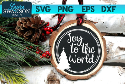 Joy to the World SVG Cut File SVG Laura Swanson Design 